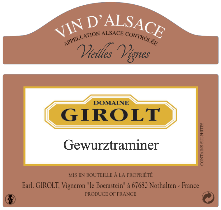 Gewurztraminer Vieilles Vignes Gewurztraminer Vieilles Vignes