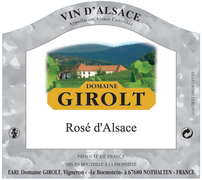 Rosé d’Alsace Rosé d’Alsace